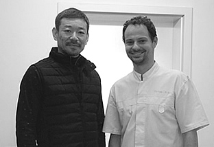 Na zdęciu Kancho Nobuaki Kanazawa z Filipem Olejnikiem w Reha Clinic